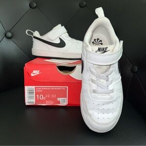 Nike Court Borough Low Recraft White & Black 10C